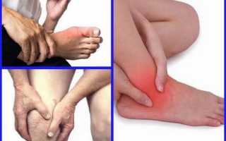 Причины появления болей в суставах ног